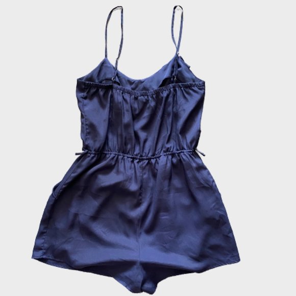 2/$30| Lush Ruffled Navy Romper - Picture 3 of 6